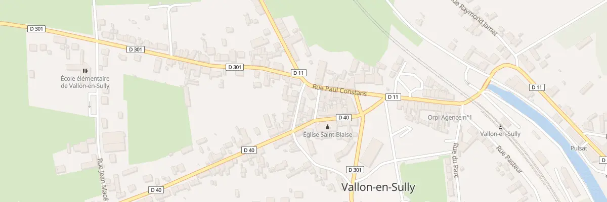 Plan du 3 Rue Lucien Lafond à Vallon-en-Sully