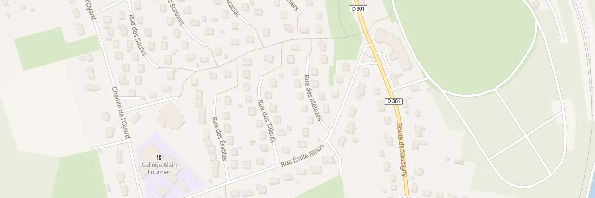 Plan du 14 Rue des Mélèzes à Vallon-en-Sully