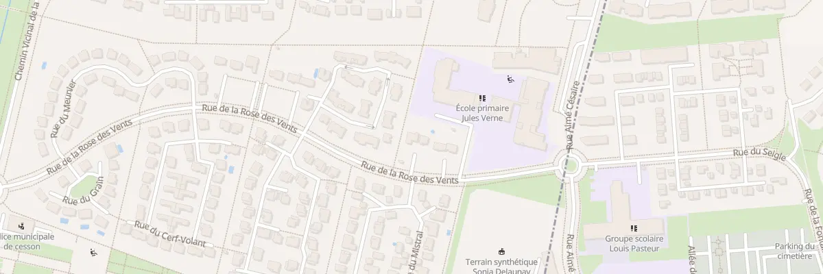 Plan du 13 Rue de la Rose des Vents à Cesson
