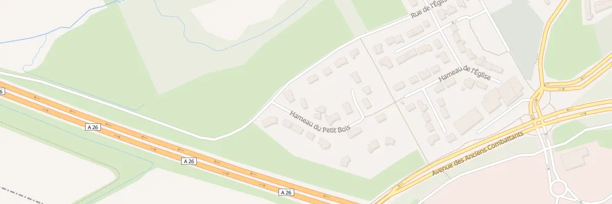 Plan du 20 Ham du Petit Bois à Fouquières-lès-Béthune