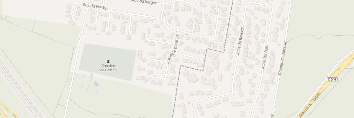 Plan du 3 Rue de la Garenne à Cesson