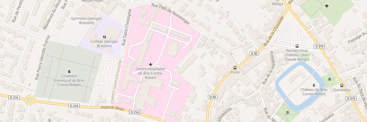 Plan du 15 Rue Petit de Beauverger à Brie-Comte-Robert