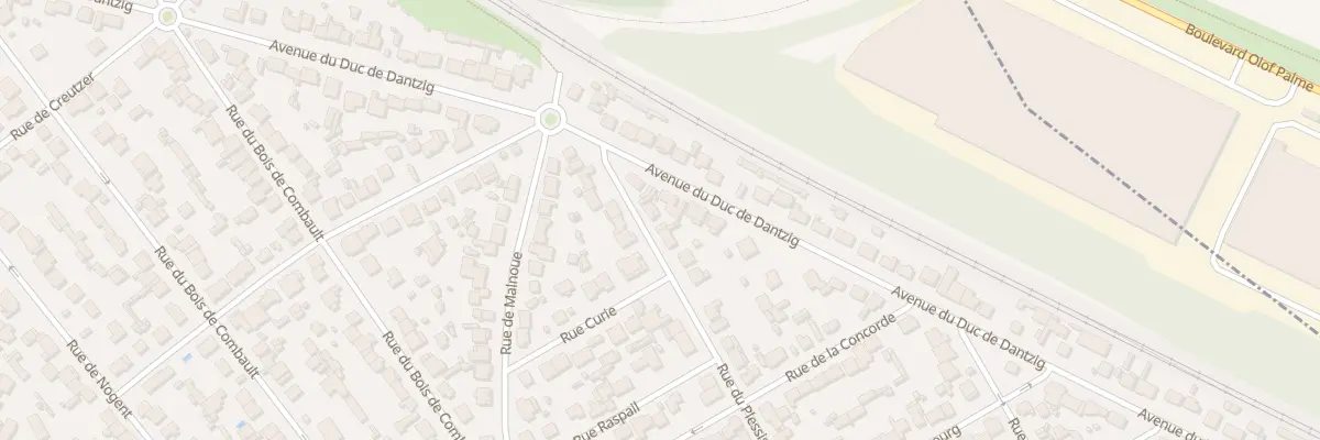 Plan du 70 Rue du Plessis à Pontault-Combault