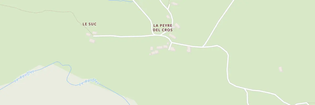Plan du 5083 La Peyre Del Cros au Fau
