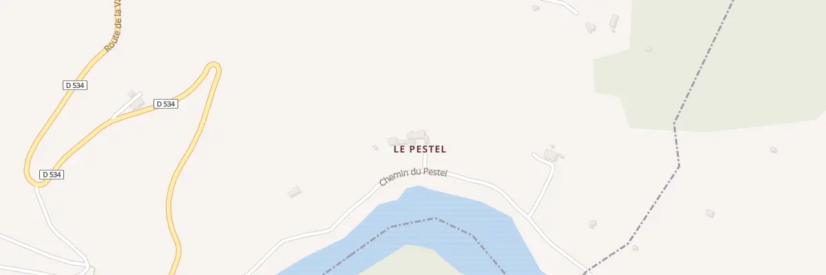 Plan du 5045 Le Pestel à Connac