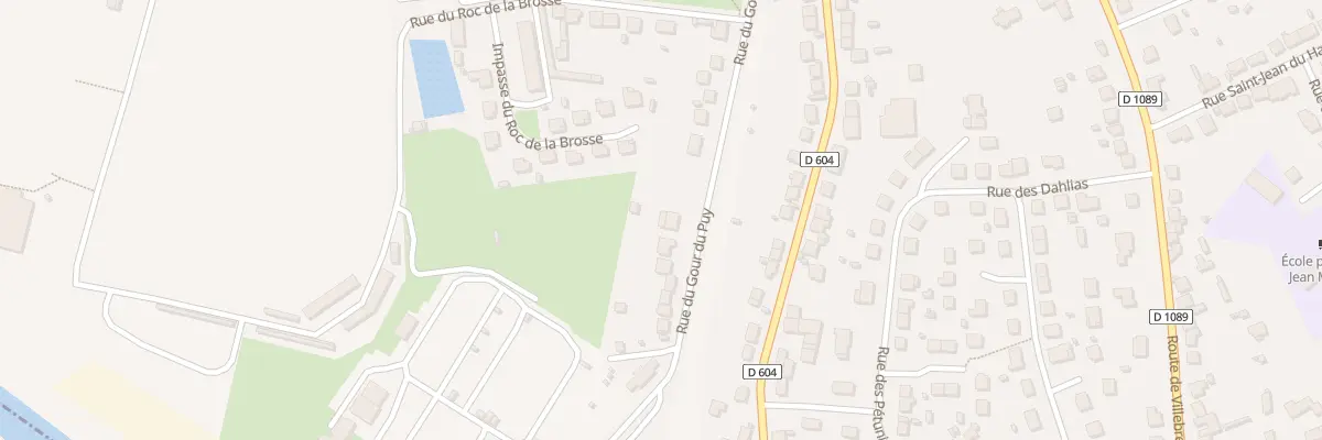 Plan du 54 Rue du Gour du Puy à Montluçon