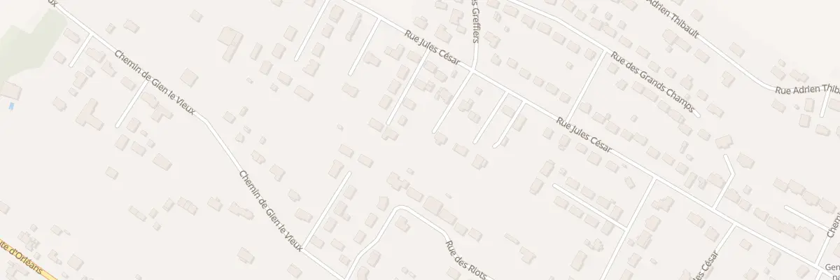 Plan du 171 Rue Jules César à Gien