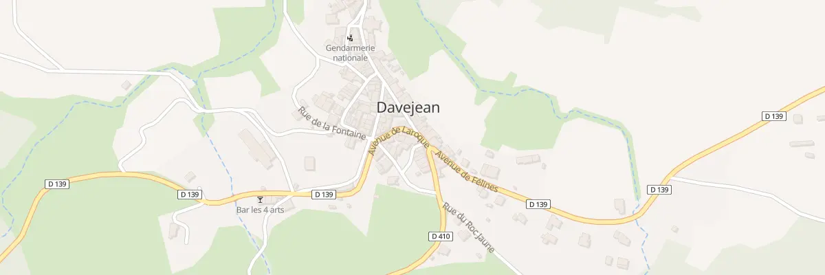 Plan du 22 Pl de l’Ayral à Davejean