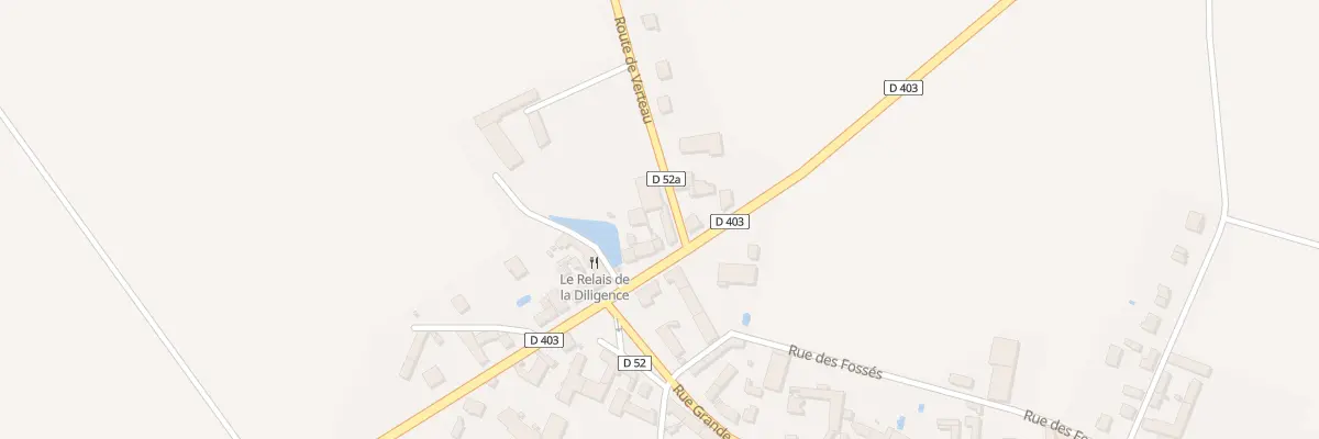 Plan du 3 Rte Nationale à Aufferville