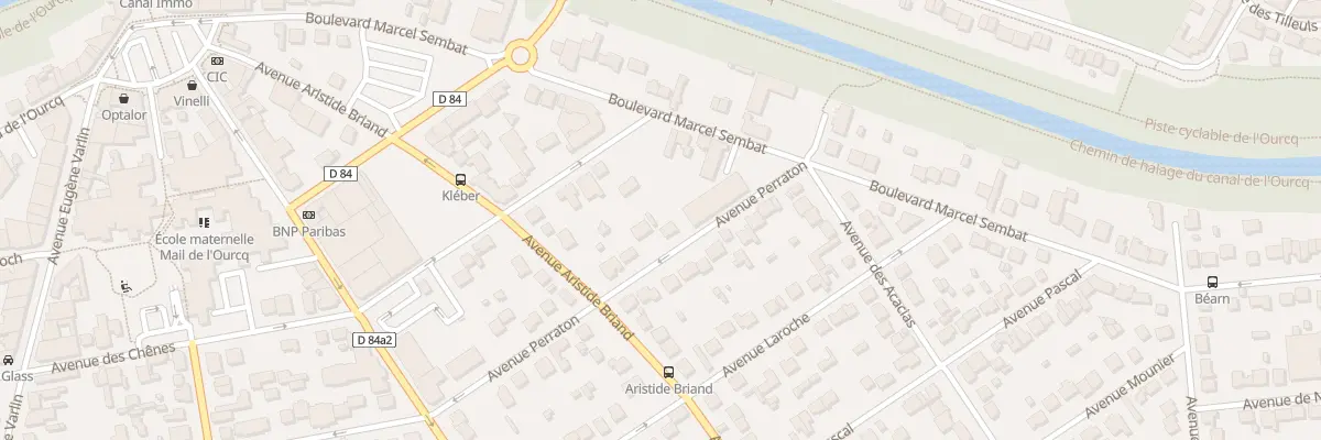 Plan du 25 Av Perraton à Villeparisis
