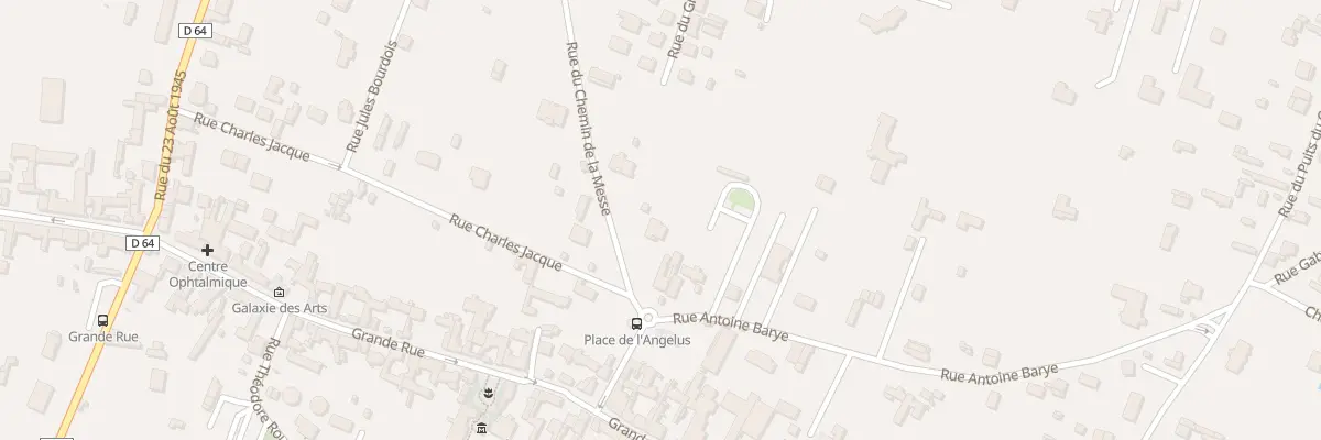 Plan du 6 Pl de l’Angélus à Barbizon