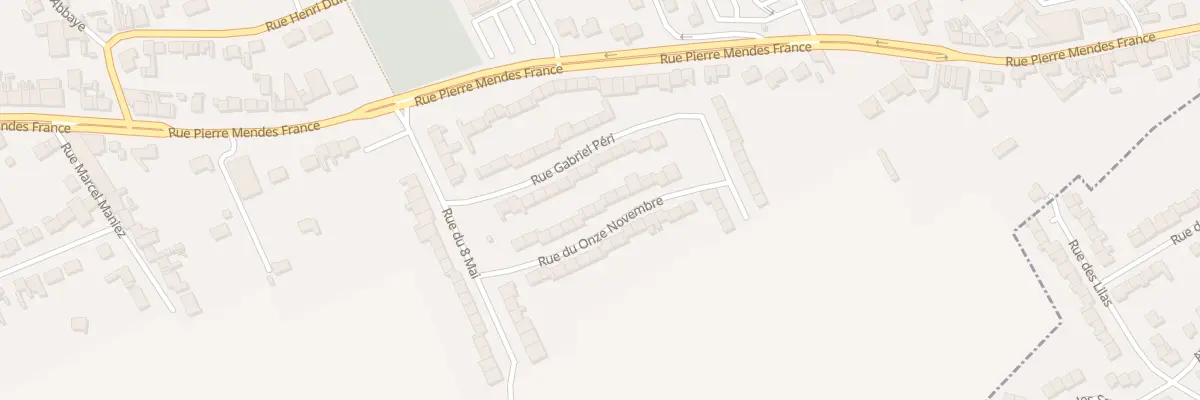 Plan du 16 Rue du 11 Novembre à Vendin-lès-Béthune