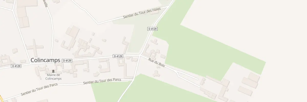 Plan du 35 Rue du Bois à Colincamps