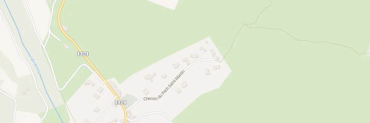 Plan du 5002 Che du Pech St Martin à Saint-Pierre-des-Champs