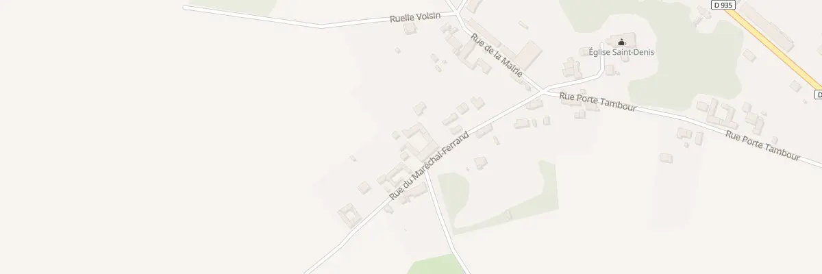 Plan du 8 Rue du Marechal Ferrand à Assainvillers