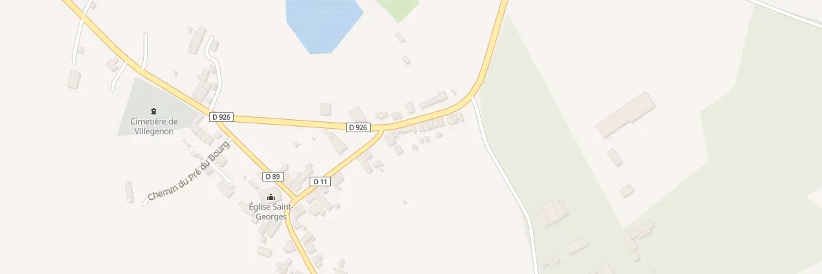 Plan du 4 Rte de Vailly à Villegenon