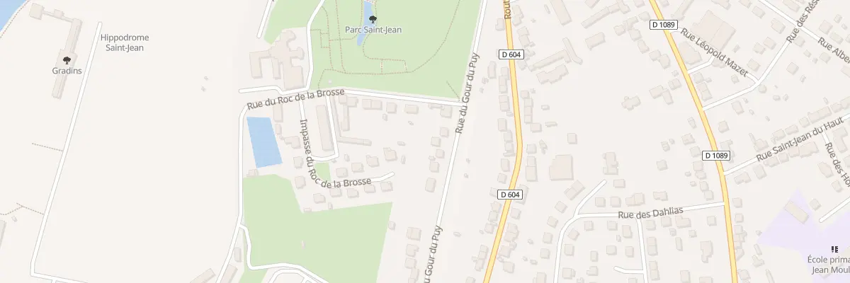Plan du 40 Rue du Gour du Puy à Montluçon