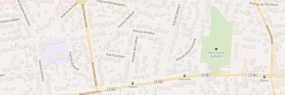 Plan du 20 Av des Cèdres à Villeparisis