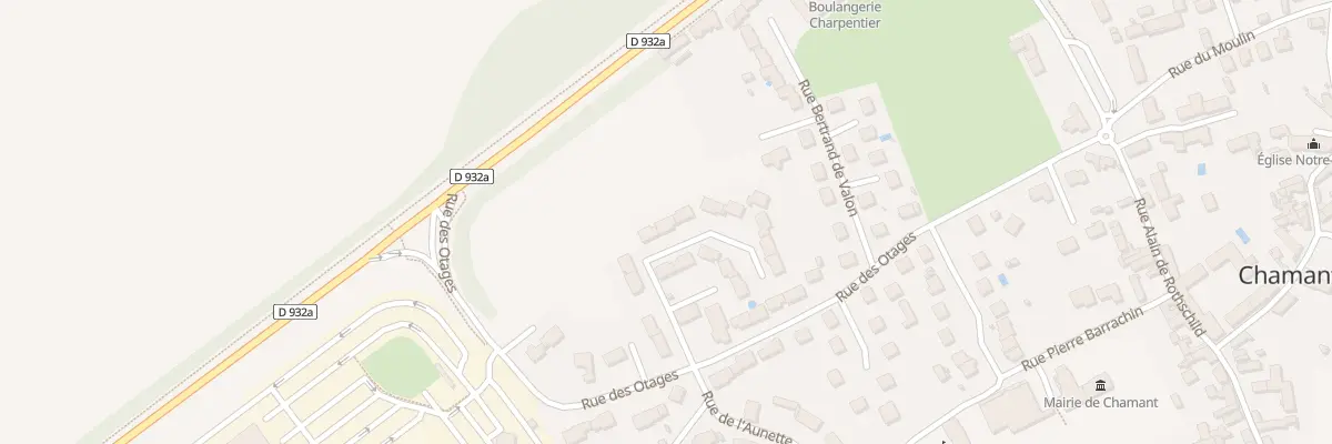 Plan du 3 Rue du Poirier Janot à Chamant