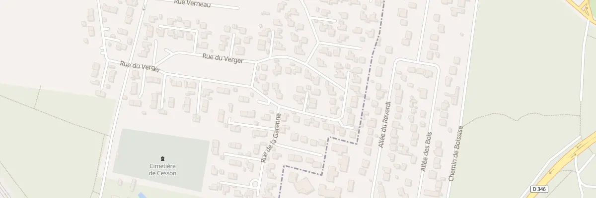 Plan du 80 Rue du Verger à Cesson