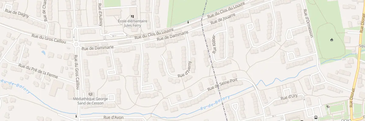 Plan du 4 Rue d’Iverny à Cesson