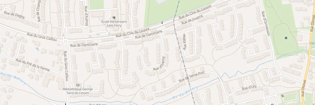 Plan du 3 Rue d’Iverny à Cesson