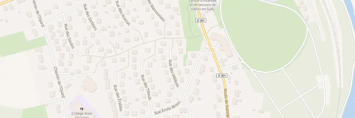 Plan du 7 Rue des Mélèzes à Vallon-en-Sully