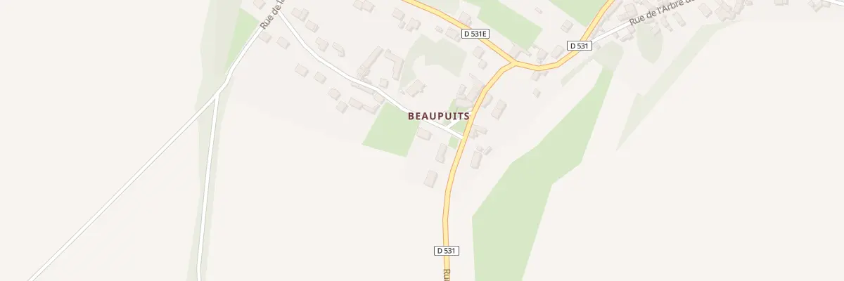 Plan du 1 Rue des Saules à Grandvillers-aux-Bois