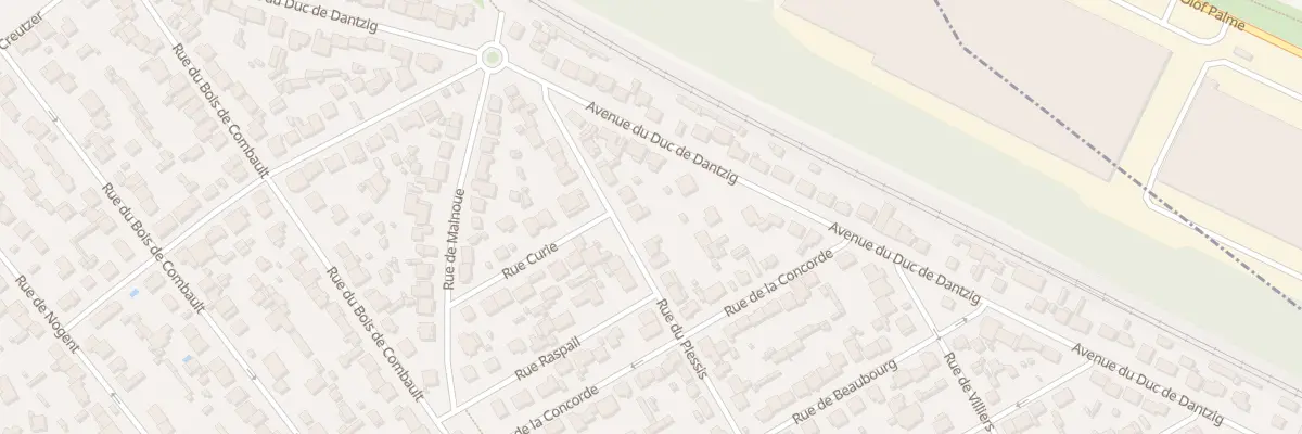 Plan du 66 Rue du Plessis à Pontault-Combault