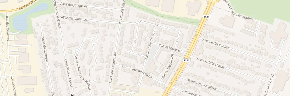 Plan du 3 Rue du Chêne Tordu à Chelles