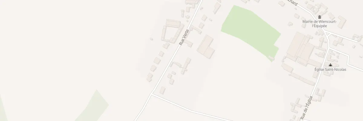 Plan du 5 Rue Verte à Wiencourt-l’Équipée