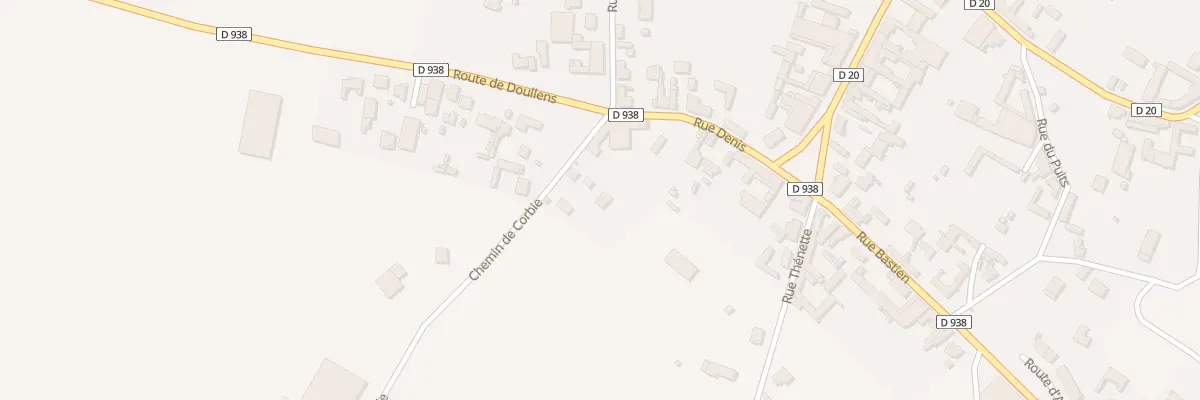 Plan du 47B Che de Corbie à Bouzincourt