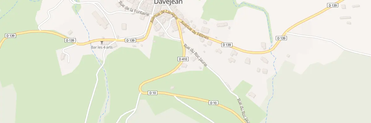 Plan du 10X Av de Maisons à Davejean