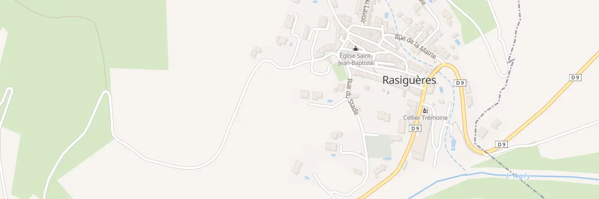 Plan du 5 Rue du Stade à Rasiguères