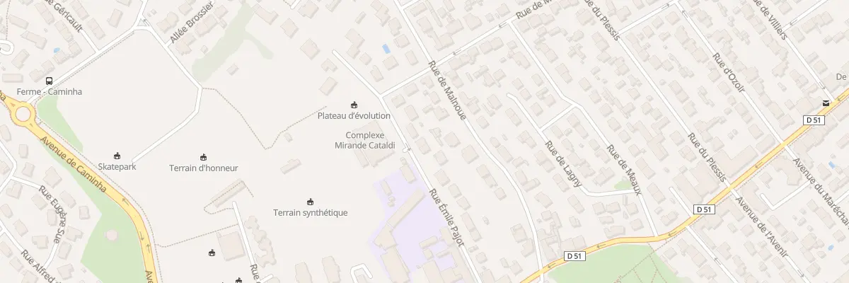Plan du 18B Rue Emile Pajot à Pontault-Combault