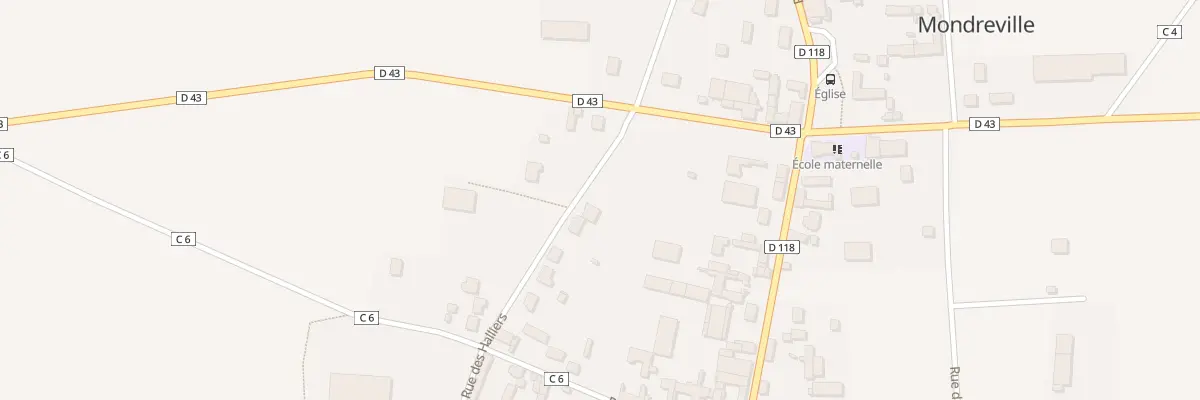 Plan du 10 Rue des Halliers à Mondreville