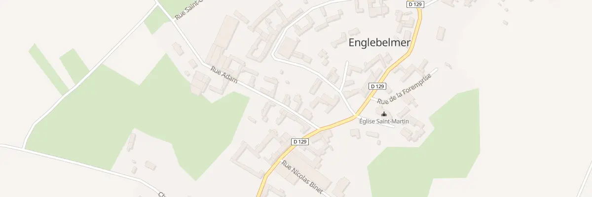 Plan du 6 Rue Adam à Englebelmer