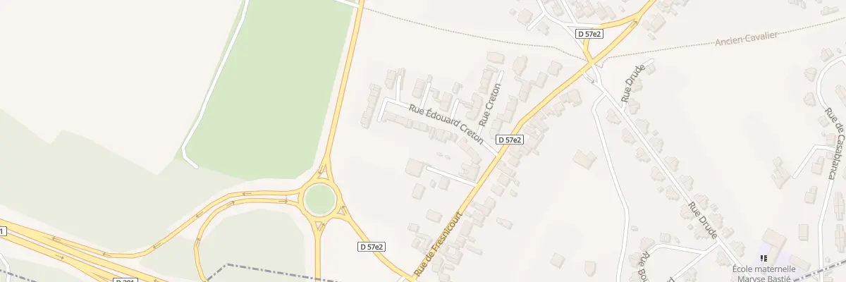 Plan du 9 Rue Edouard Creton à Barlin