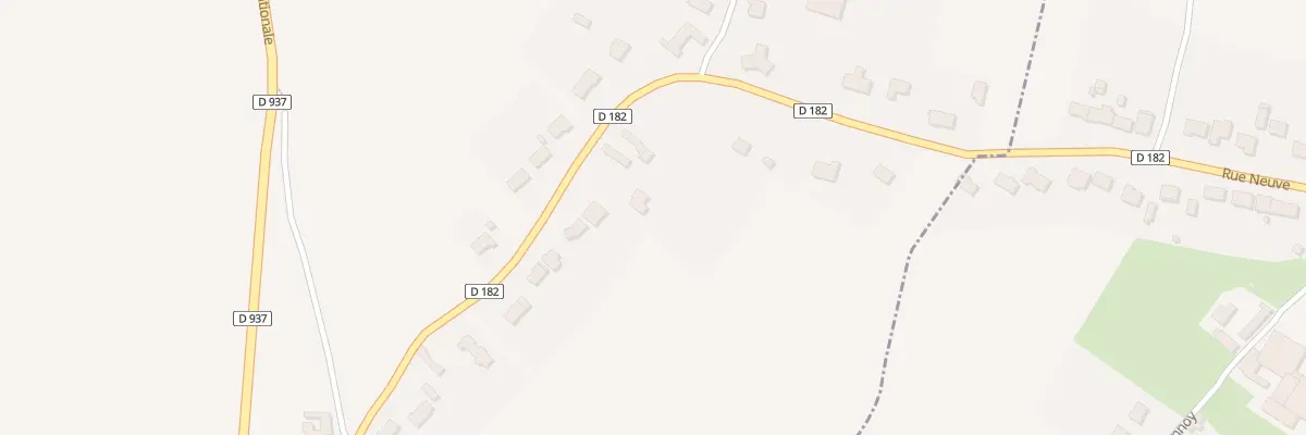 Plan du 392 Rue du Cauroy à Gonnehem