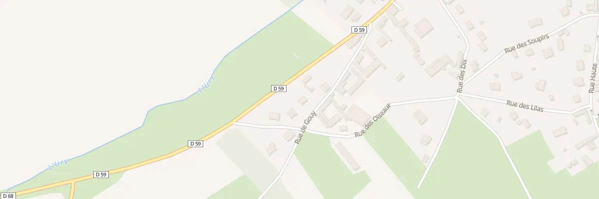 Plan du 6 Rue de Gouy à Wanquetin