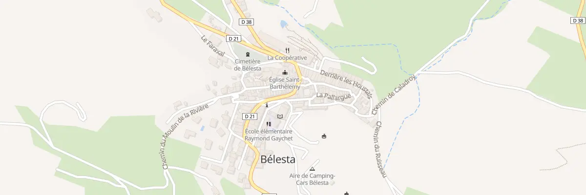 Plan du 1 Rue de la Tramontane à Bélesta