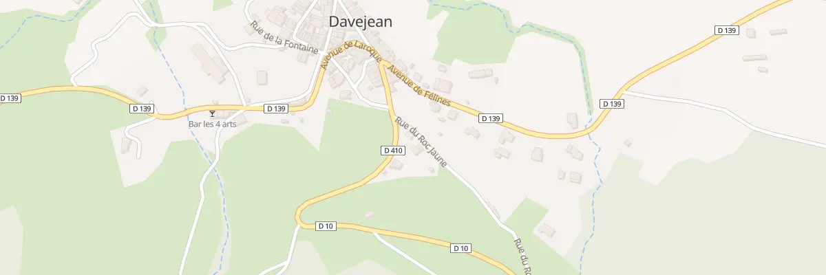 Plan du 3 Rue du Roc Jaune à Davejean