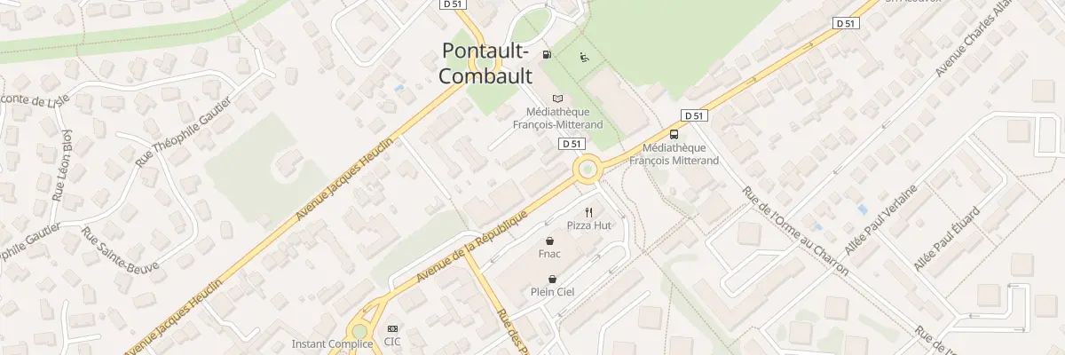 Plan du 136 Av de la République à Pontault-Combault