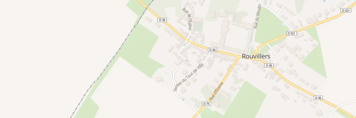 Plan du 5 Rue de la Grange à Rouvillers