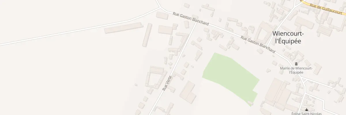Plan du 8 Rue Verte à Wiencourt-l’Équipée