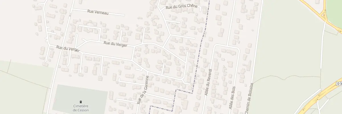 Plan du 72 Rue du Verger à Cesson
