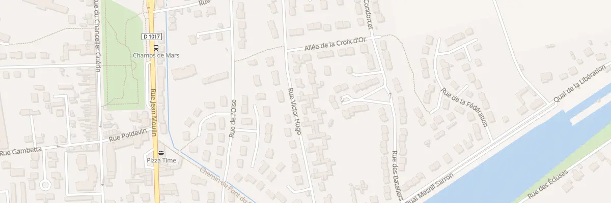 Plan du 250 Rue Victor Hugo à Pont-Sainte-Maxence