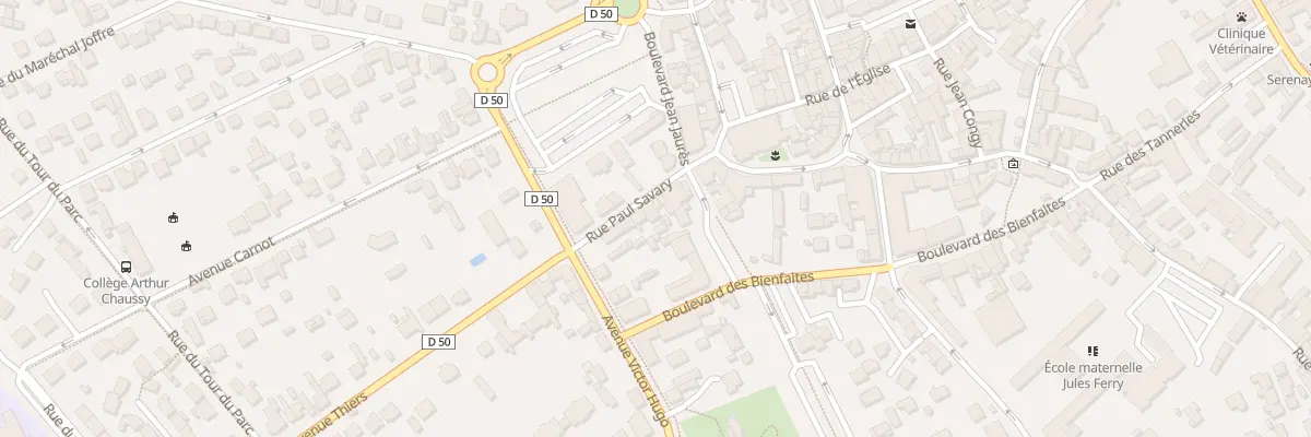 Plan du 7 Rue Paul Savary à Brie-Comte-Robert
