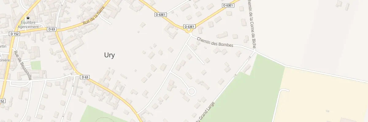 Plan du 4 Che des Postes à Ury