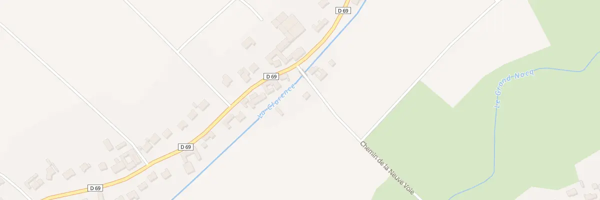 Plan du 509 Rue de Robecq à Calonne-sur-la-Lys